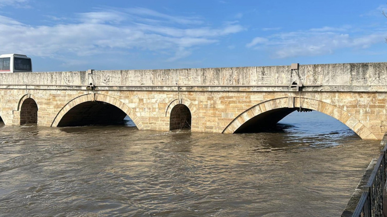 Meriç Nehri Su Seviyesi Artışı ve Turuncu Alarm Uyarısı - Edirne