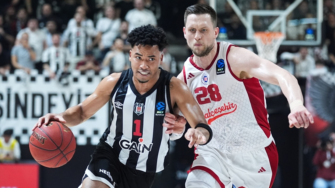 EuroCup yarı final serisinde ilk maç Beşiktaş'ın: Bahçeşehir Koleji'ni farklı yendi