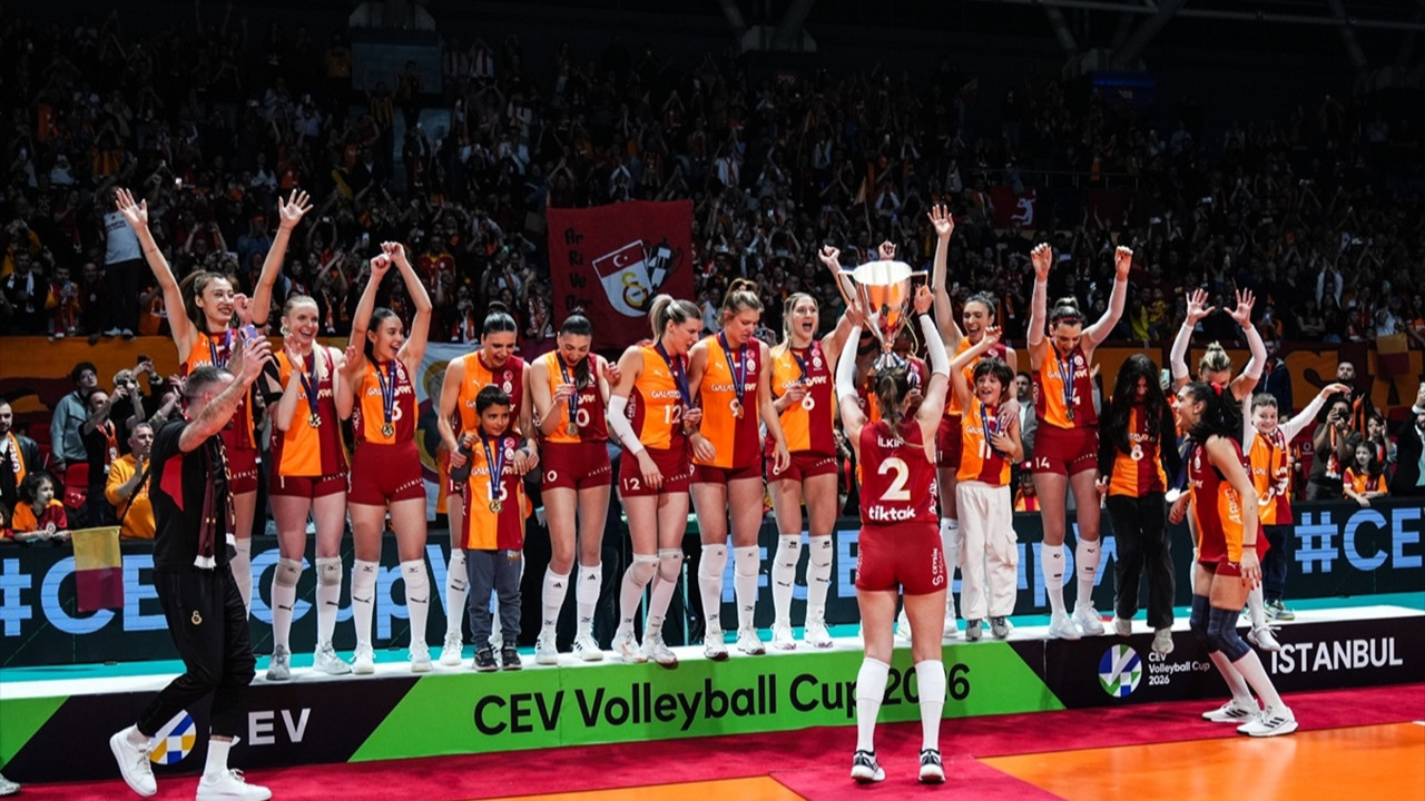 CEV Kupası şampiyonu Galatasaray Daikin