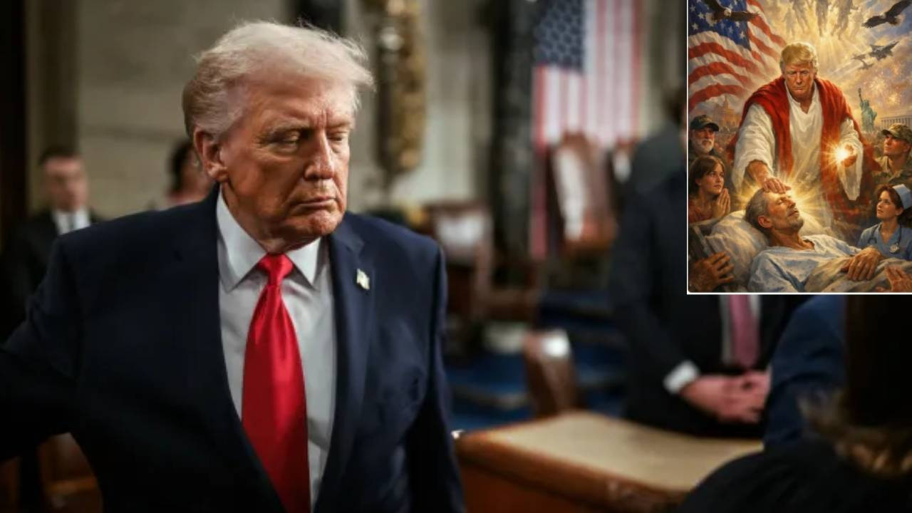 Gelen tepkilerin ardından silinen paylaşım:

Trump'ın kendisini Hz. İsa'ya benzetmesi ABD'de kriz çıkardı