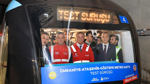 İstanbul'daki yeni metro hattının test sürüşü yapıldı