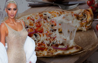 Marilyn'in elbisesi için 7 kilo veren Kim Kardashian, geceyi pizza partisiyle bitirdi