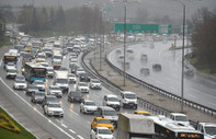 İstanbul'da sağanak etkili oluyor: Trafik yoğunluğu yüzde 85