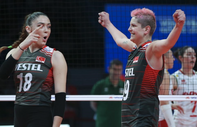 A Milli Kadın Voleybol Takımı, Milletler Ligi'nde Bulgaristan'ı 3-0 yendi