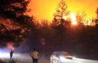 Marmaris, Bördübet’te gece boyu devam eden alevlerle mücadeleden fotoğraflar