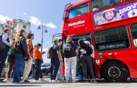 Londra'da metro çalışanları ve otobüs şoförlerinin grevi ulaşımı durma noktasına getirdi