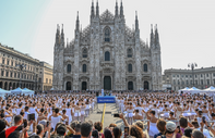 Milano'da bin 500 kişi dans etti