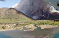 Marmaris Yalancıboğaz'da orman yangını