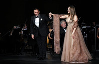 Tenor Murat Karahan ile Letonyalı soprano Kristine Opolais, AKM'de konser verdi