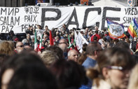 İtalya'da binlerce kişi barış için yürüdü