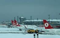 THY, kötü hava koşulları nedeniyle İstanbul'da 238 seferini iptal etti