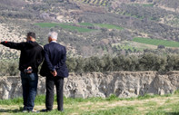 Hatay'da depremde oluşan yarık havadan görüntülendi