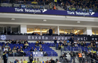 Fenerbahçe Beko'nun Euroleague maçında hükümet istifa tezahüratı