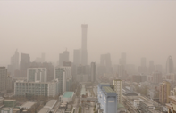 Çin'de kum fırtınası uyarısı