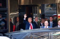 ABD eski Başkanı Donald Trump, Manhattan Ceza Mahkemesine geldi