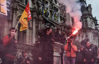 Fransa'da emeklilik reformu karşıtı gösteride tansiyon düşmedi