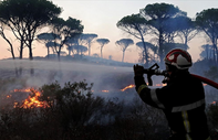 Fransa'daki yangınlarında bin hektardan fazla alan zarar gördü