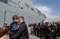 TCG Anadolu gemisi ziyaretçi akınına uğradı