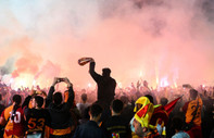 Florya'da sabah karşı: Galatasaray şampiyonluğu taraftarıyla kutladı