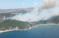 İzmir Aliağa ve Menderes'teki 2 noktada orman yangını