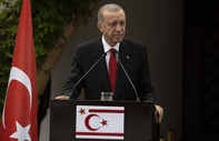 Cumhurbaşkanı Erdoğan KKTC'de konuştu: Uluslararası toplumu siyasi kısıtlamaları kaldırmaya davet ediyorum