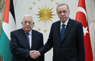 Cumhurbaşkanı Erdoğan Filistin Devlet Başkanı Abbas'ı resmi törenle karşıladı