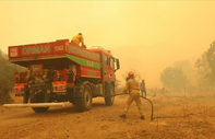 Çanakkale'deki yangında son durum: Çanakkale-Çan kara yolu ulaşıma kapandı