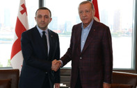 Cumhurbaşkanı Erdoğan Gürcistan Başbakanı Garibaşvili ile görüştü