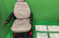 Tekerlekli sandalyede 11 kg kokain yakalandı
