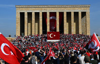 Anıtkabir'e Cumhuriyet'in 100. yılında rekor ziyaret