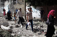 Gazze hükümeti: Halkın yüzde 70'i evlerinden ayrılmak zorunda kaldı