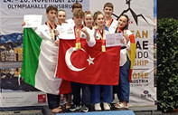 Milli tekvandocular Avrupa Poomsae Şampiyonası'nda 5 madalya daha kazandı