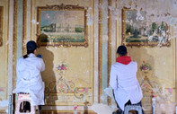 Yıldız Sarayı'nda duvar resimleri bulundu
