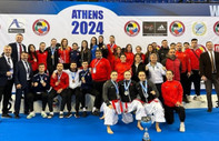 Milli sporcular Karate 1 Serisi A Ligi Atina ayağında 7 madalya kazandı