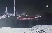 Marmara Denizi'nde batan kargo gemisinin limandaki son görüntüsü ortaya çıktı