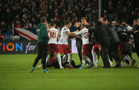 Sparta Prag - Galatasaray maçı sonrası kavga görüntüleri