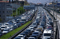 İstanbul'da bayramın ikinci trafik yoğunluğu yüzde 70'i geçti