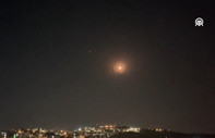 İran’ın İsrail’e saldırısının ardından gökyüzünde patlamalar görüldü