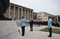 TBMM'de Atatürk Anıtı'nda tören düzenlendi