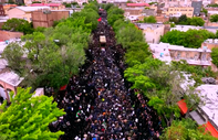 Reisi için Tebriz'de cenaze töreni: Binlerce kişi katıldı