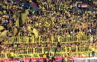 Borussia Dortmund taraftarından Şampiyonlar Ligi finalinde sponsor protestosu