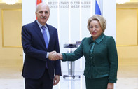 TBMM Başkanı Kurtulmuş ve Matviyenko görüştü: Umarım Türkiye'nin BRICS üyeliği de kısa zamanda gerçekleşir