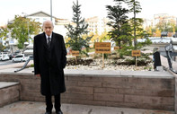 Bahçeli genel merkez önüne ‘Biz Kardeşiz Ağaçları’ dikti