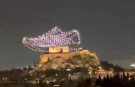Atina'da Akropolis Tapınağı üzerindeki dron gösterisi krize yol açtı