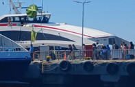 İDO feribotu kayaya çarptı, yolcuların panik anları kameraya yansıdı