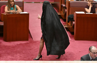'Aşırı ırkçılık' suçlaması: Avustralya'da aşırı sağcı senatör burka giydi