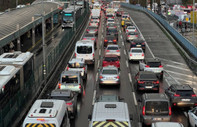 İstanbul'da trafik yoğunluğu yüzde 80'e ulaştı