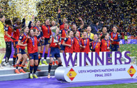 Üst üste ikinci kez: UEFA Kadınlar Uluslar Ligi'nde şampiyon İspanya