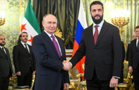 Putin'le Şara Moskova'da görüştü: "Suriye'nin toprak bütünlüğünü her zaman savunduk"