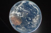 Ay'a giden Artemis II'den Dünya fotoğrafı